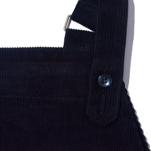 画像をギャラリービューアに読み込む, Corduroy Vest apron 〝Black〟