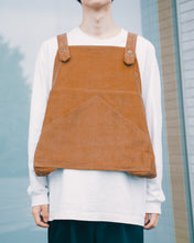 画像をギャラリービューアに読み込む, Corduroy Vest apron 〝Brown〟