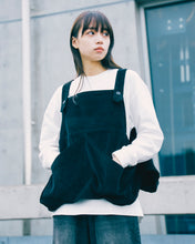 画像をギャラリービューアに読み込む, Corduroy Vest apron 〝Black〟