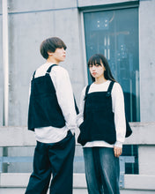 画像をギャラリービューアに読み込む, Corduroy Vest apron 〝Black〟