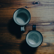 画像をギャラリービューアに読み込む, しのぎマグカップ (黒)