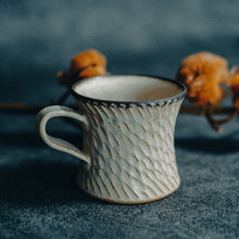 画像をギャラリービューアに読み込む, しのぎマグカップ (白)