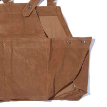 画像をギャラリービューアに読み込む, Corduroy Vest apron 〝Brown〟