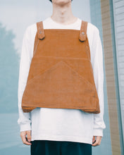 画像をギャラリービューアに読み込む, Corduroy Vest apron 〝Brown〟
