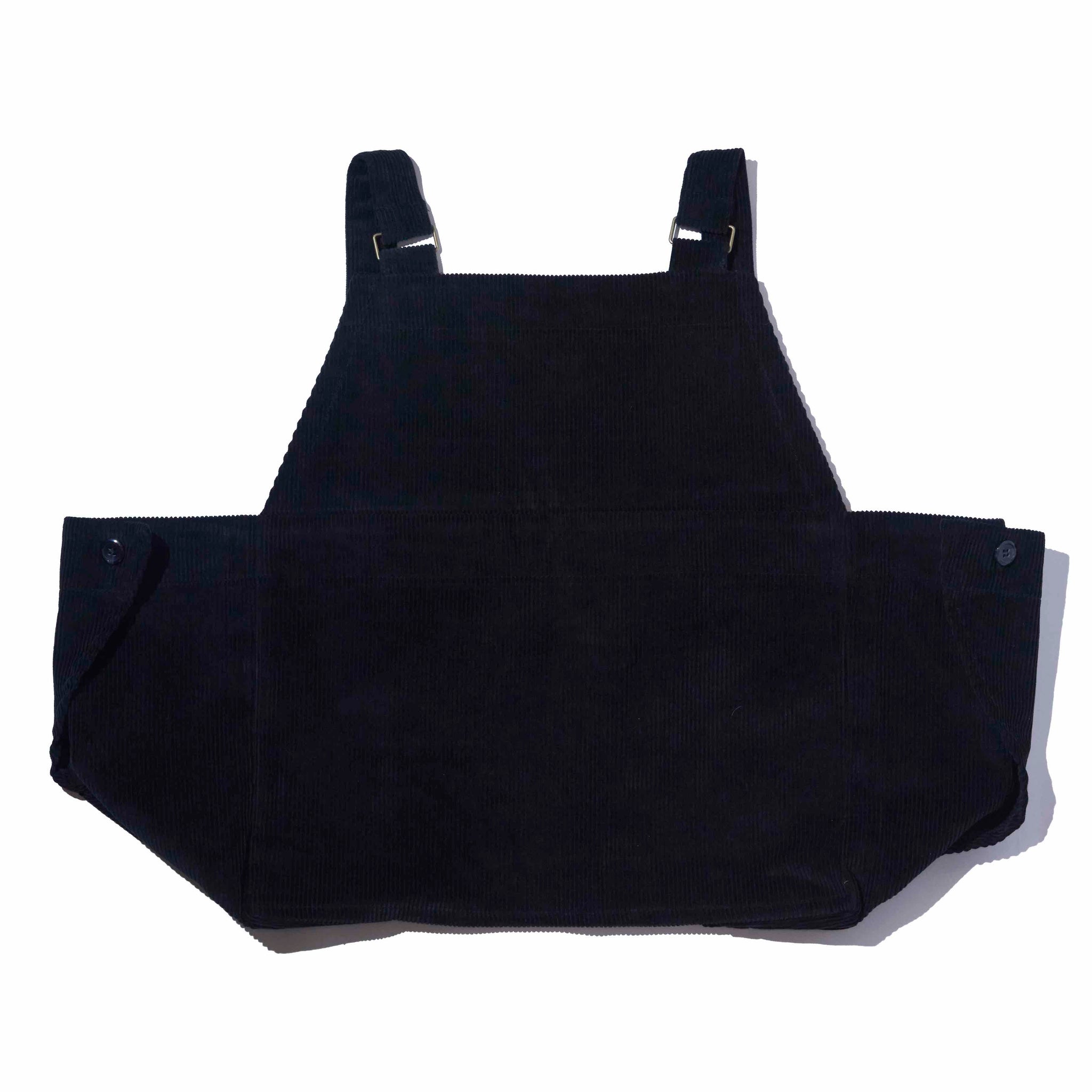 Vest apron〝black〟